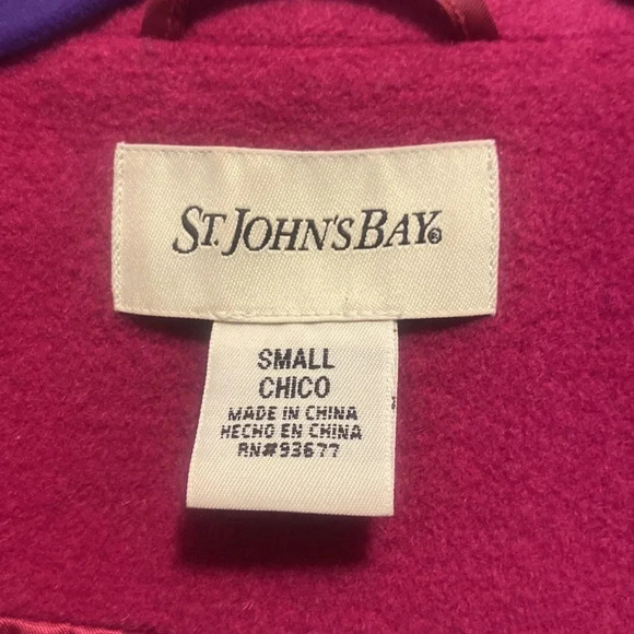 St.John Bay Double-Breasted, Double  Pocket,  Long  Sleeves Size Small - Picture 5 of 6